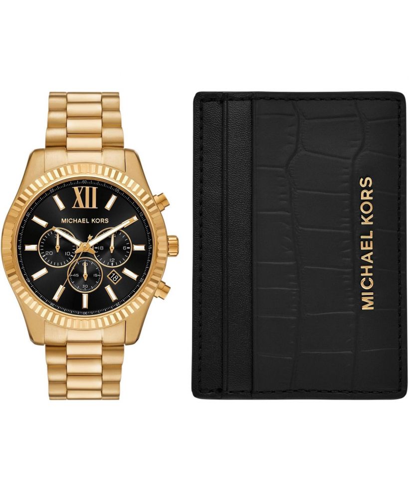 Michael Kors Lexington Chronograph SET férfi karóra