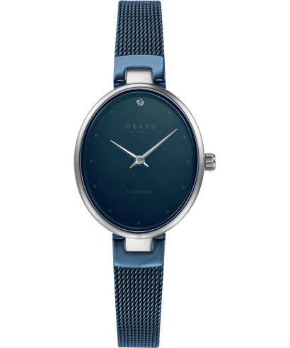 Obaku Oval Diamond női karóra