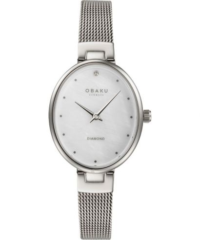 Obaku Oval Diamond női karóra