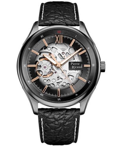 Pierre Ricaud Classic Automatic Skeleton férfi karóra