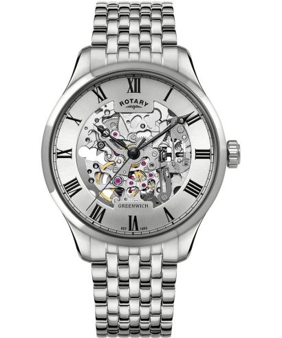 Rotary Greenwich Automatic Skeleton férfi karóra