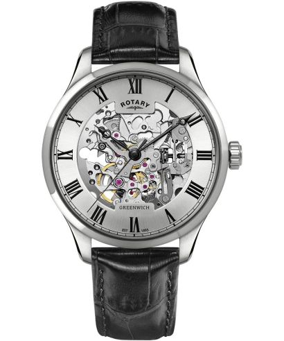 Rotary Greenwich Automatic Skeleton férfi karóra