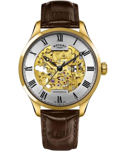 Rotary Greenwich Automatic Skeleton férfi karóra
