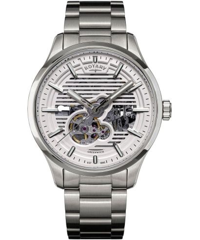 Rotary Greenwich Automatic Skeleton férfi karóra