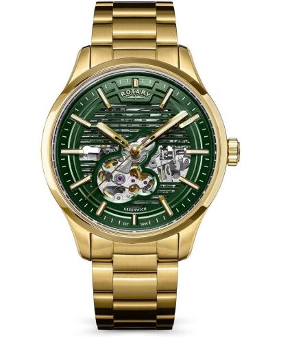 Rotary Greenwich Automatic Skeleton férfi karóra