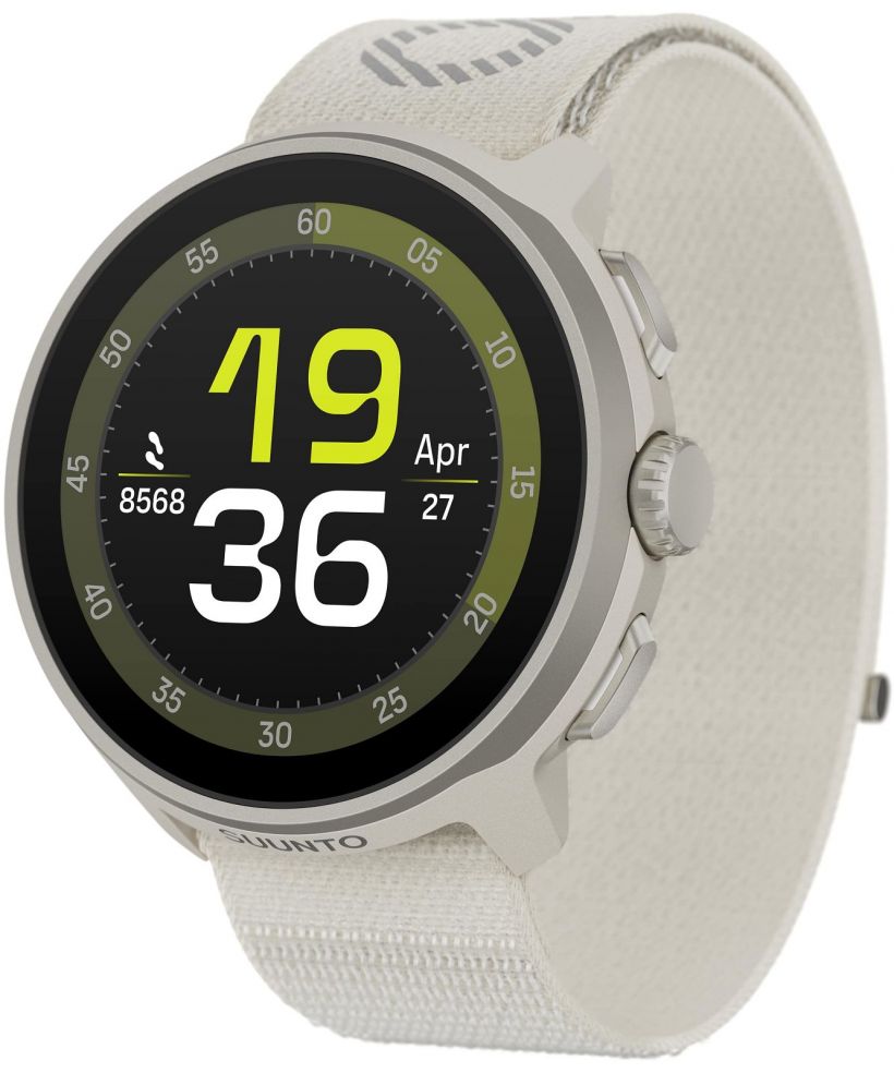 Suunto Run Frost Gray Textile Strap Sport Karóra