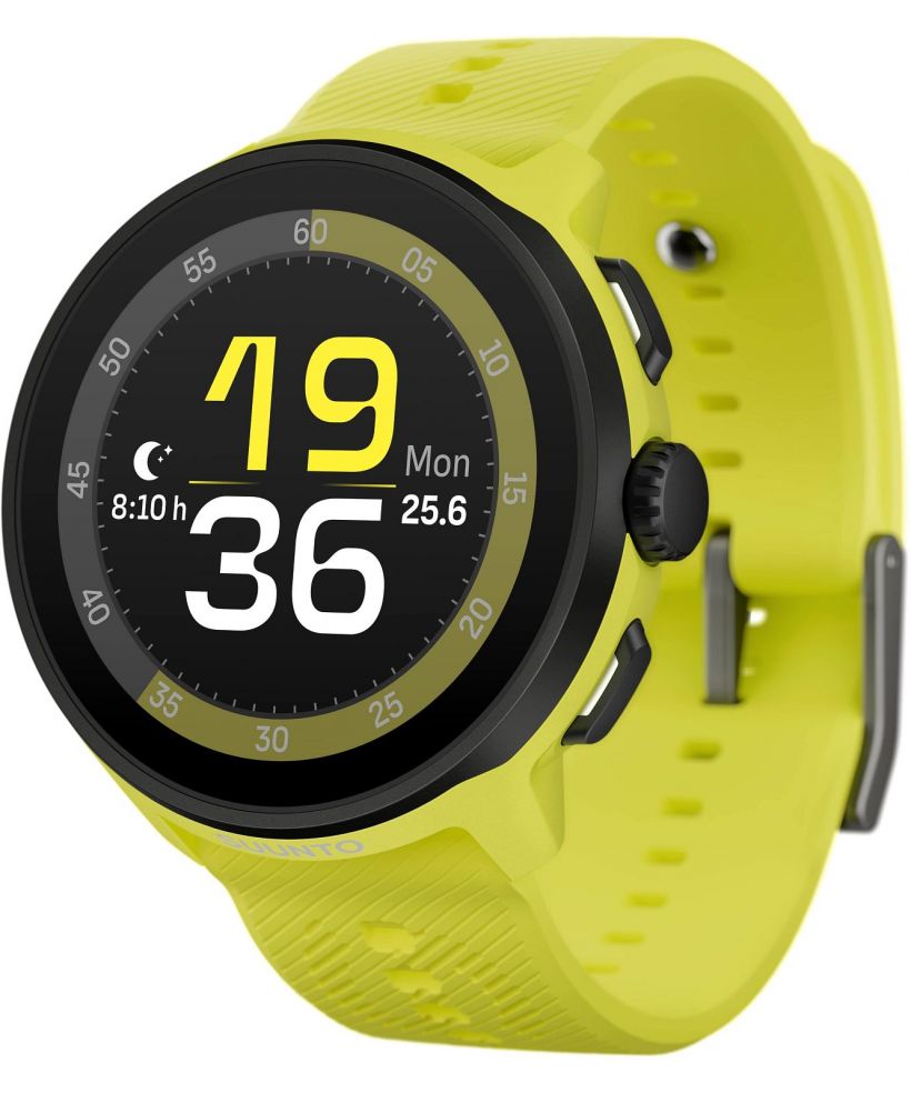 Suunto Run Lime Silicone Strap Sport Karóra