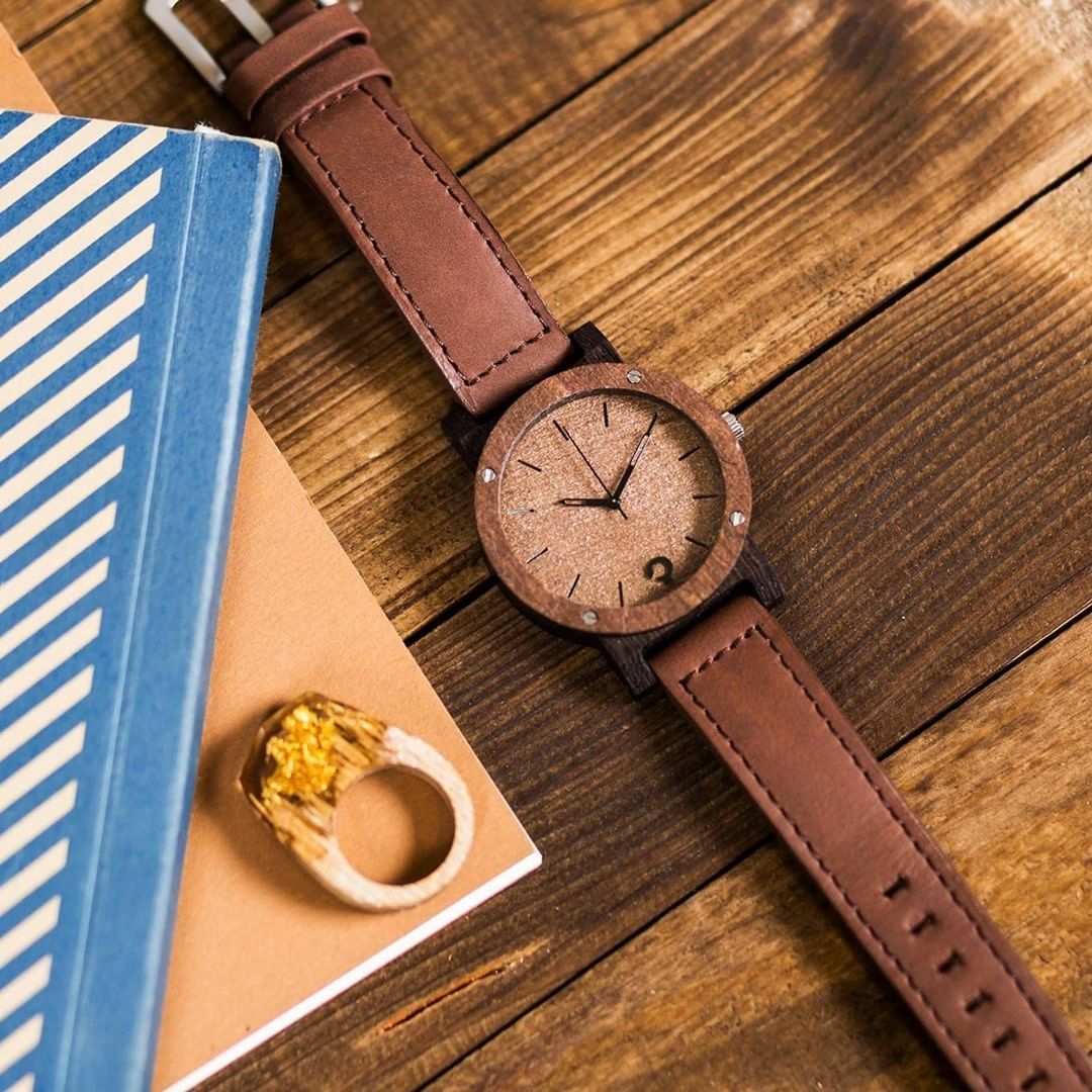 Plantwear Raw Double Copper Heban Női Karóra