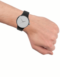 Fossil Nate Leather Black férfi karóra