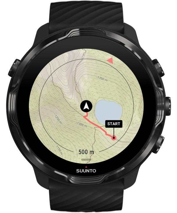 Zegarek Suunto 7 Black Lime fekete lime fekete lime