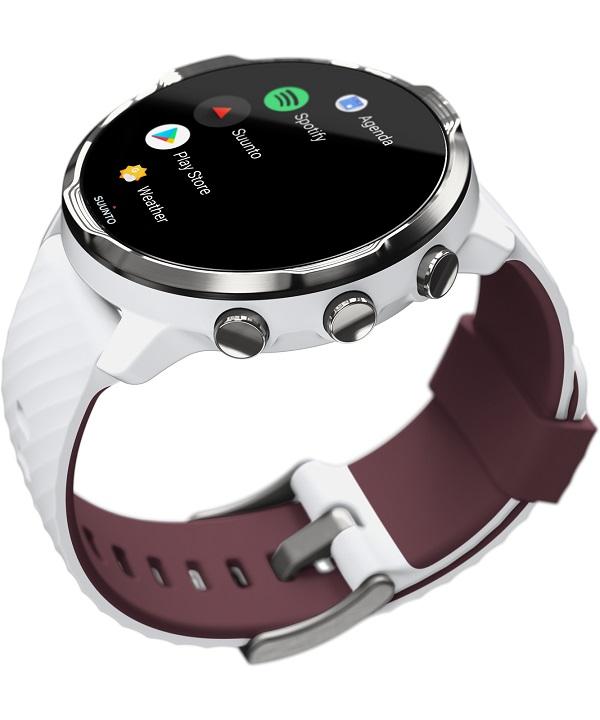 Zegarek Suunto 7 fehér burgundi