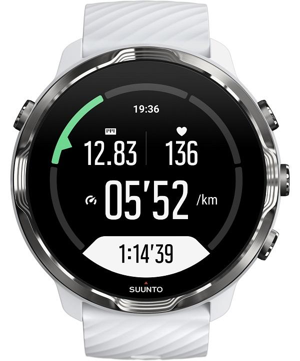 Zegarek Suunto 7 fehér burgundi