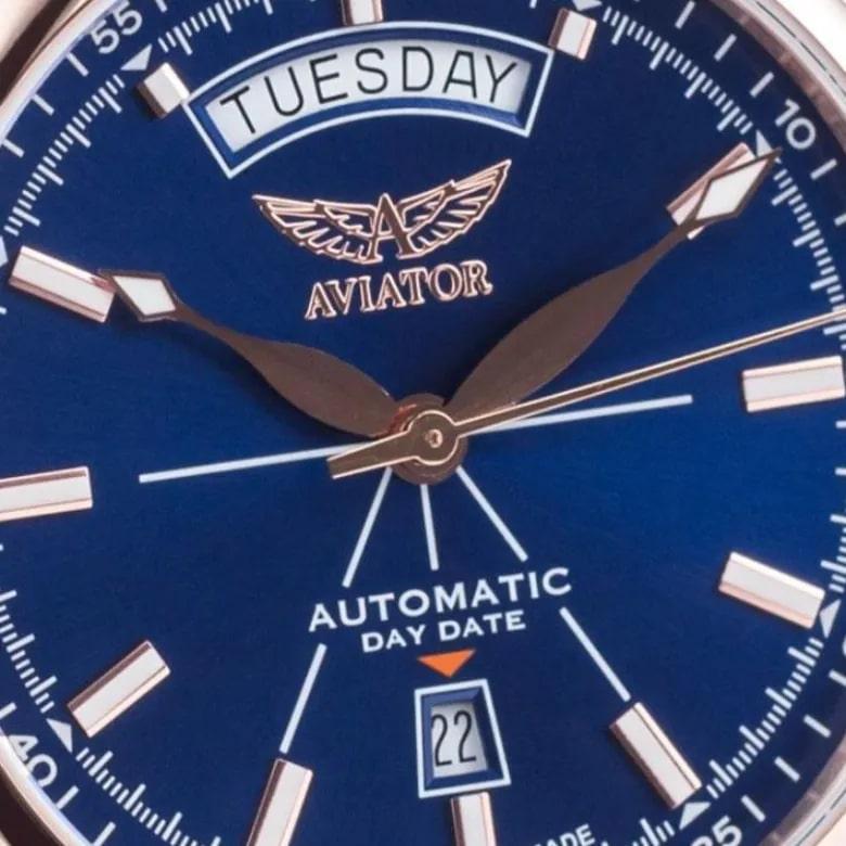 Zegarek Aviator V.3.20.2.225.4 - Datownik Day Date