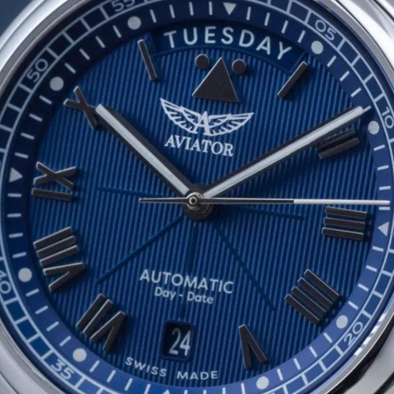 Zegarek Aviator V.3.35.2.275.4 - Datownik Day Date