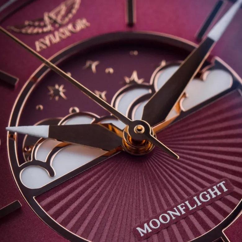 Aviator óra V.1.33.2.265.4 - Gyöngyházfényű óra