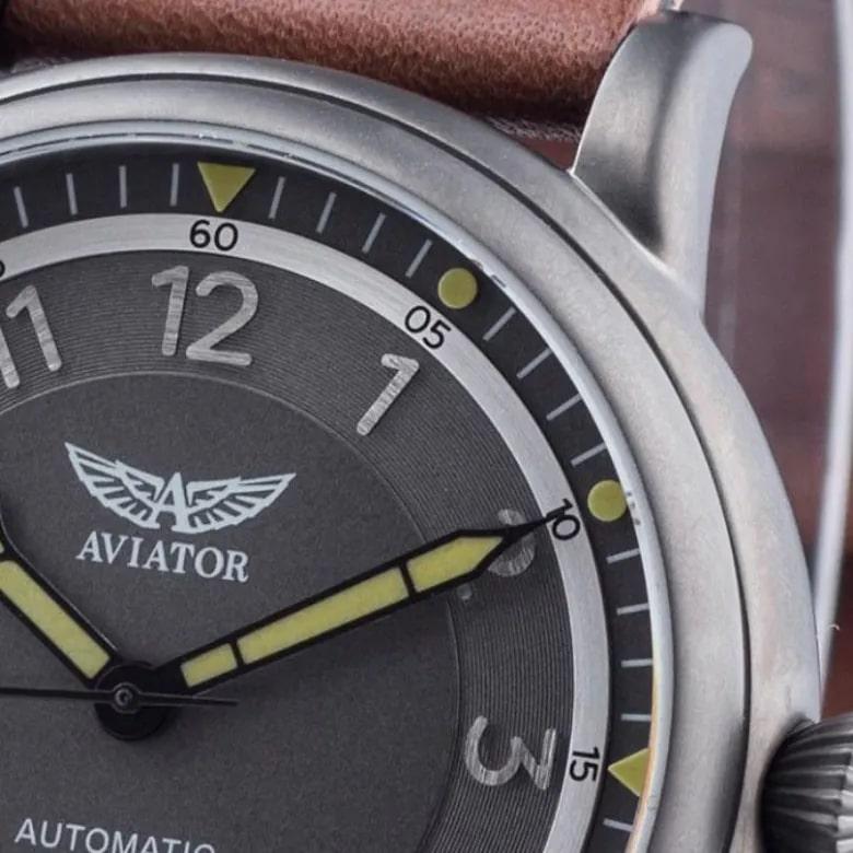 Zegarek Aviator V.3.31.7.229.4 - PVD
