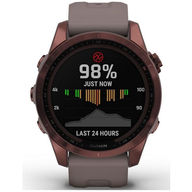 Garmin Fenix 7S okosóra Sapphire Solar