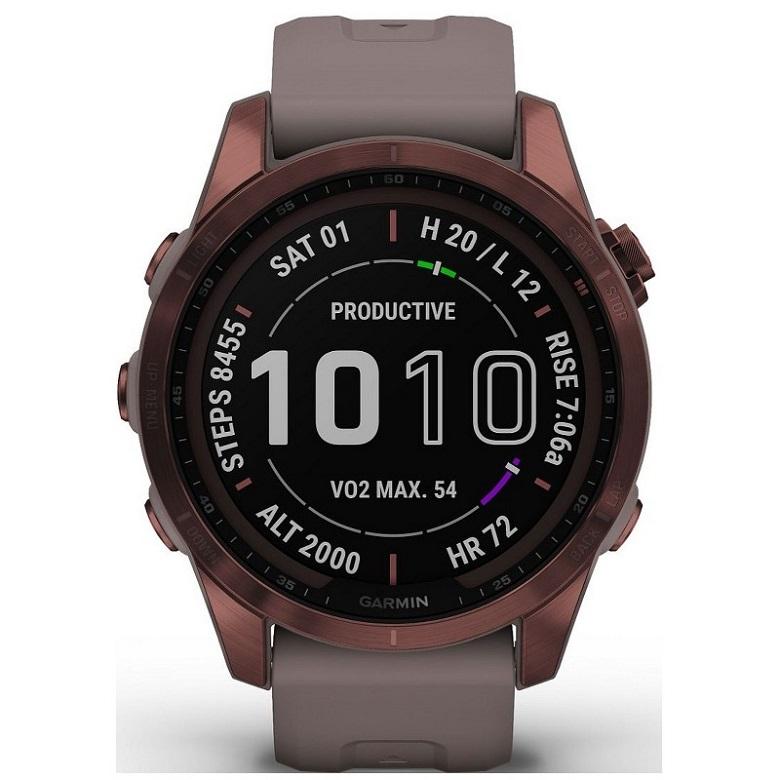 Garmin Fenix 7S okosóra Sapphire Solar