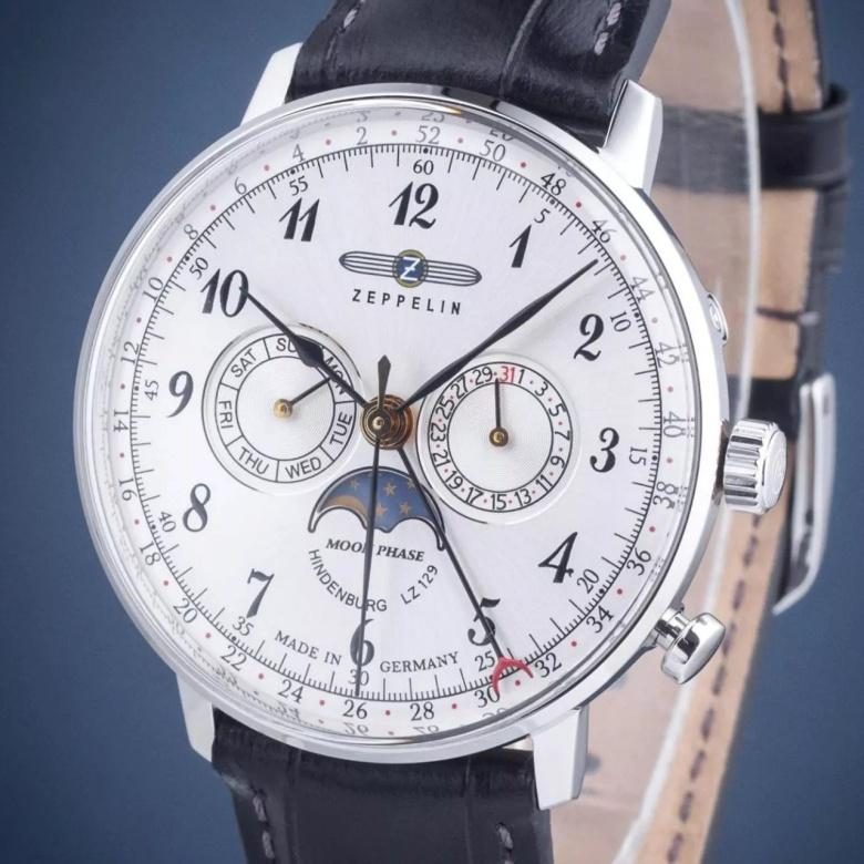 Zegarek Zeppelin 7036-1 - Tarcza