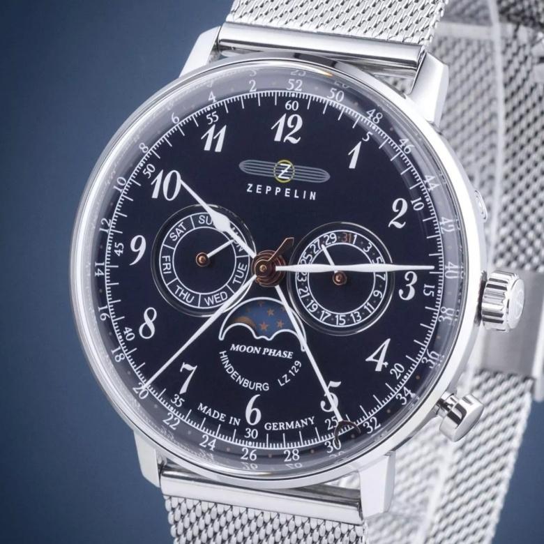 Zegarek Zeppelin 7036M-3 - Tarcza