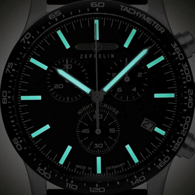 Zegarek Zeppelin 7296-2 - Super-LumiNova technológia