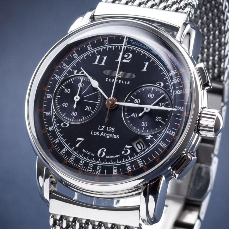 Zegarek Zeppelin 7614M-3 - Tarcza