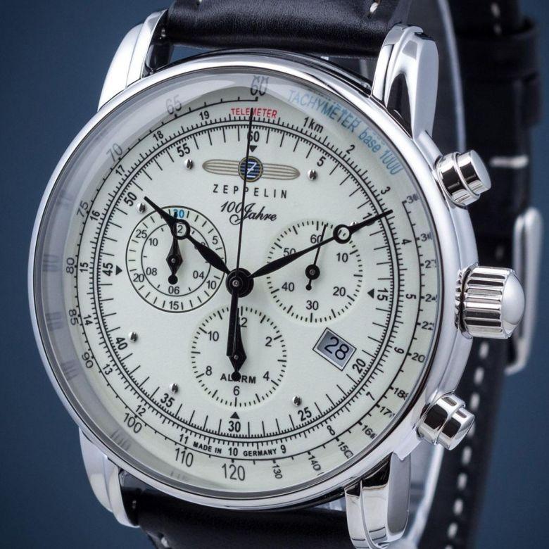 Zegarek Zeppelin 8680-3 - Tarcza