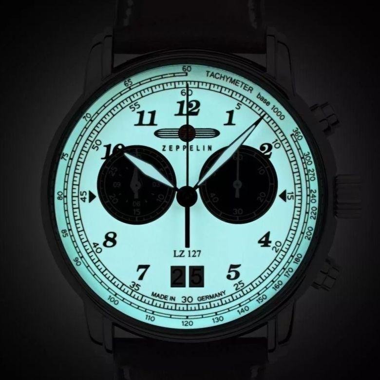 Zeppelin óra 8684-5 - Lumineszcens bevonat 