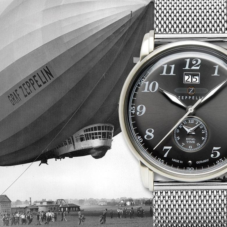 Zegarek Zeppelin 7644-2 - Kettős időzítés