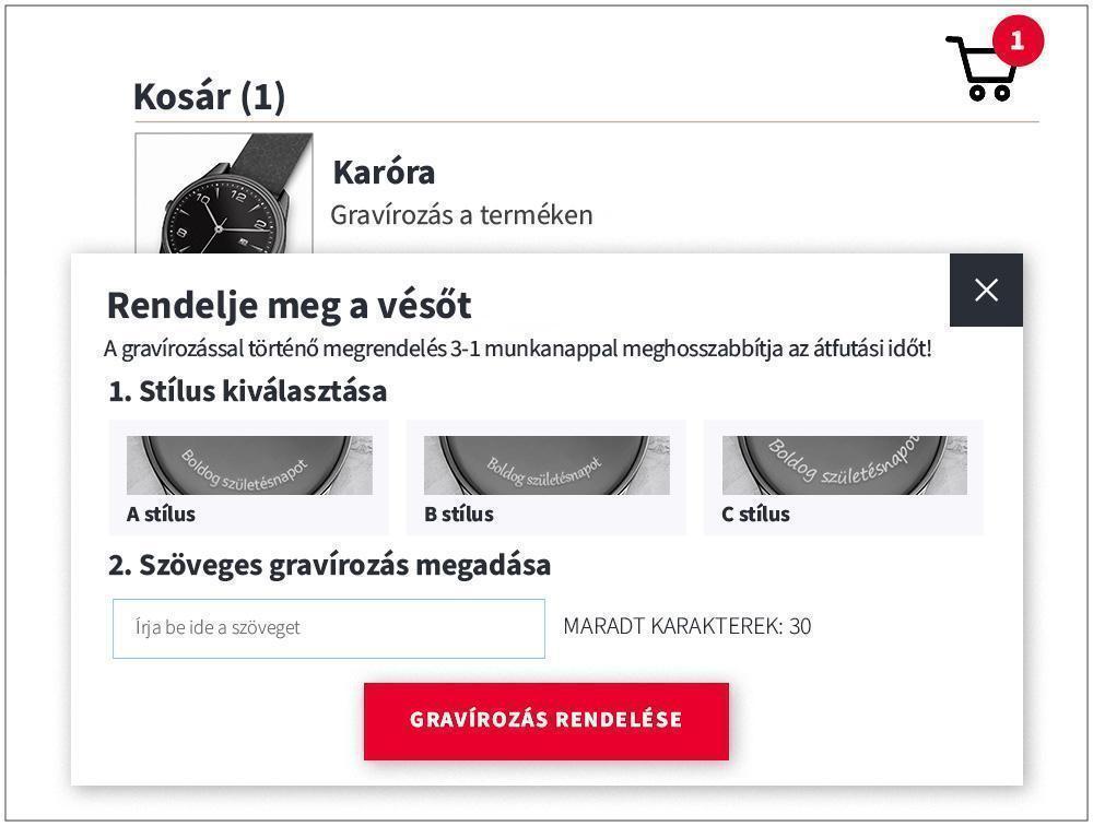 Óra gravírozás